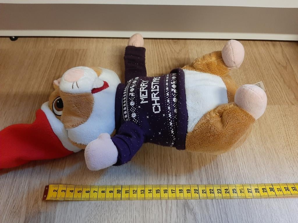 AH hamster knuffel kerst met trui en muts, Ophalen of Verzenden, Overige typen