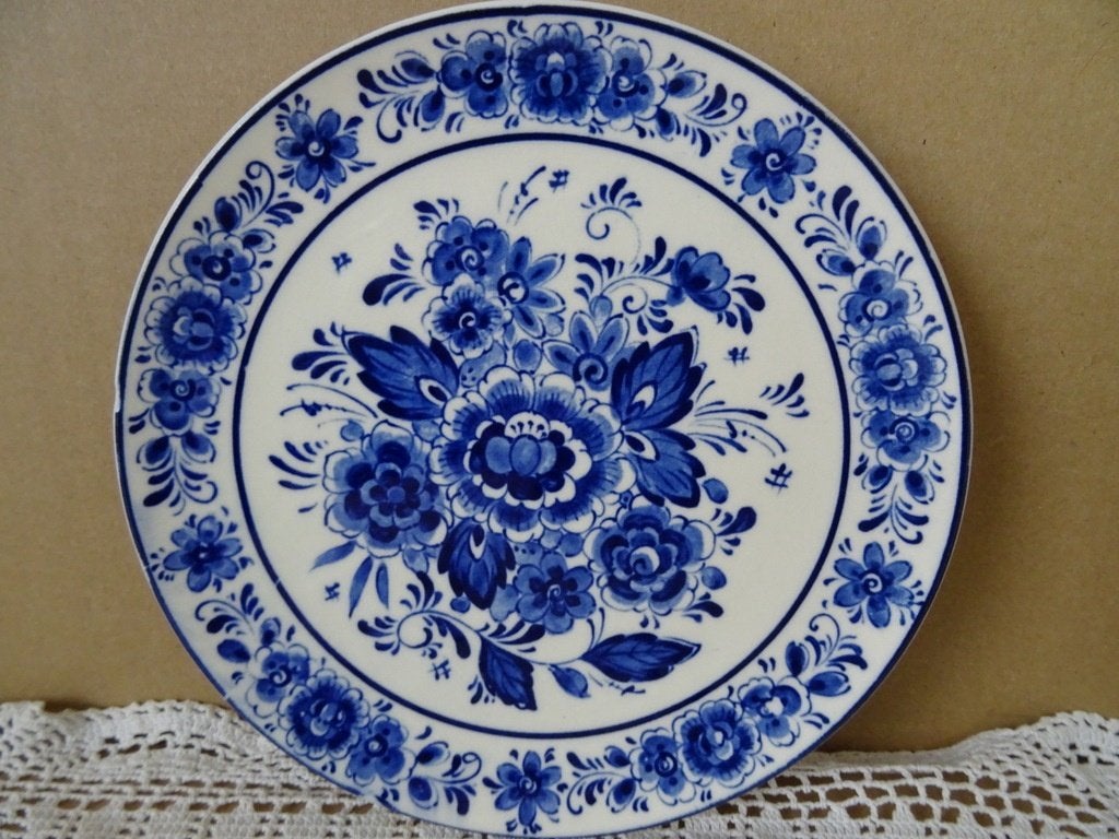 Vintage wandbord Royal Delft 19cm Royal Delfts Handwerk 1970, Antiek en Kunst, Ophalen of Verzenden