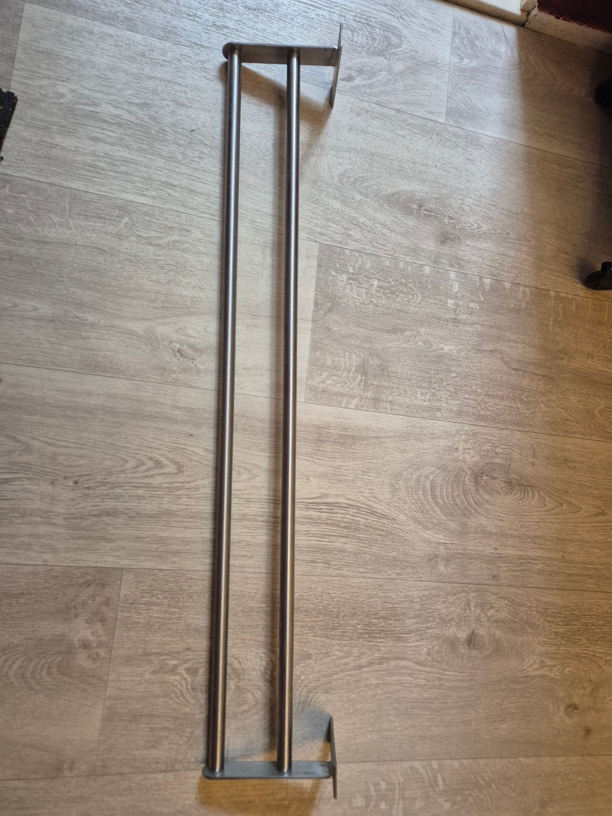 IKEA Grundtal dubbele handdoekstang - RVS 80 cm, Ophalen, IKEA, Zilver, Metaal