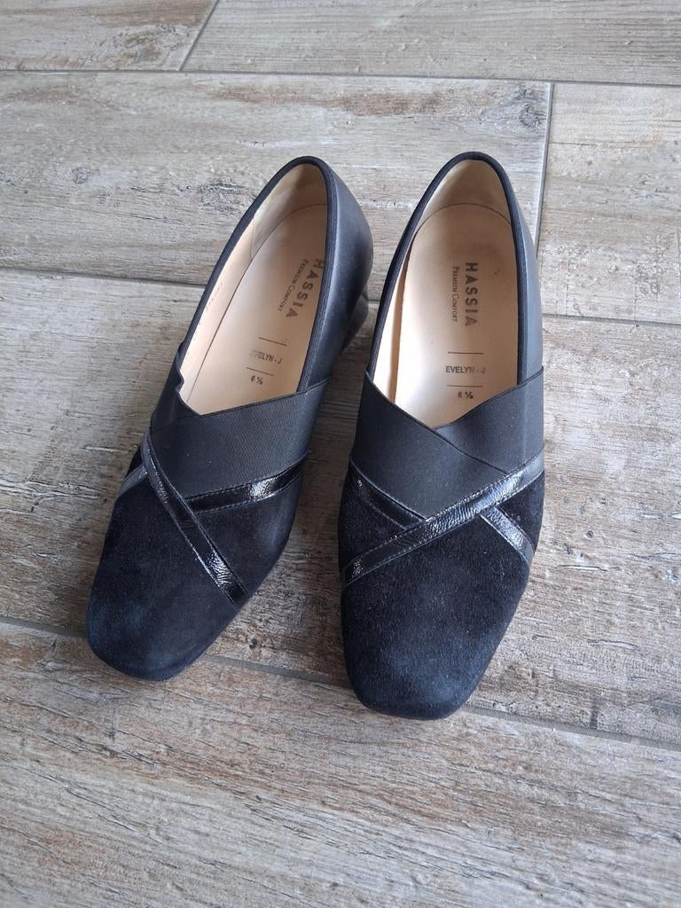 Hassia schoenen maat 6,5/40 zwart, Hassia, Zwart, Dansschoenen, Ophalen of Verzenden