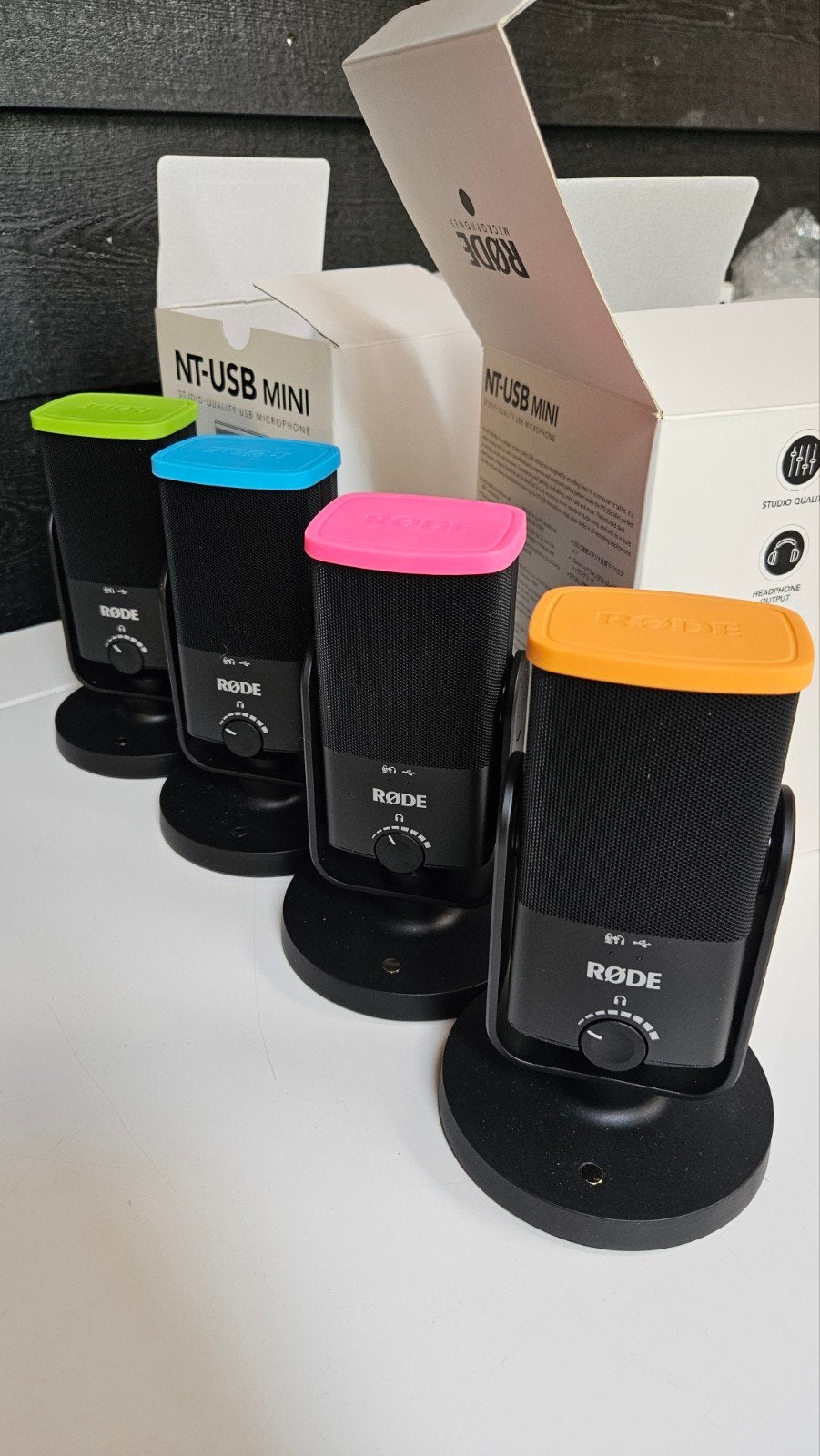 complete podcastset: RØDE 4x NT-USB MINI + Colors 1 kit, Ophalen, Nieuw, Overige typen