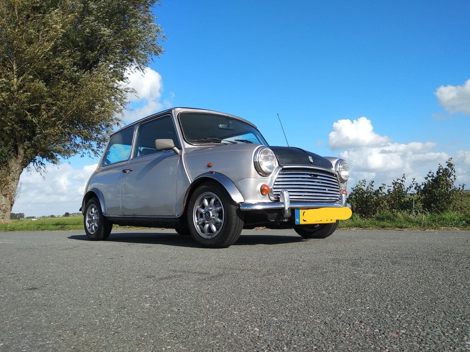 Originele Mini 1000 1.0 Mayfair S6 1989 Grijs, Auto's, Voorwielaandrijving, 620 kg, Handgeschakeld, Particulier