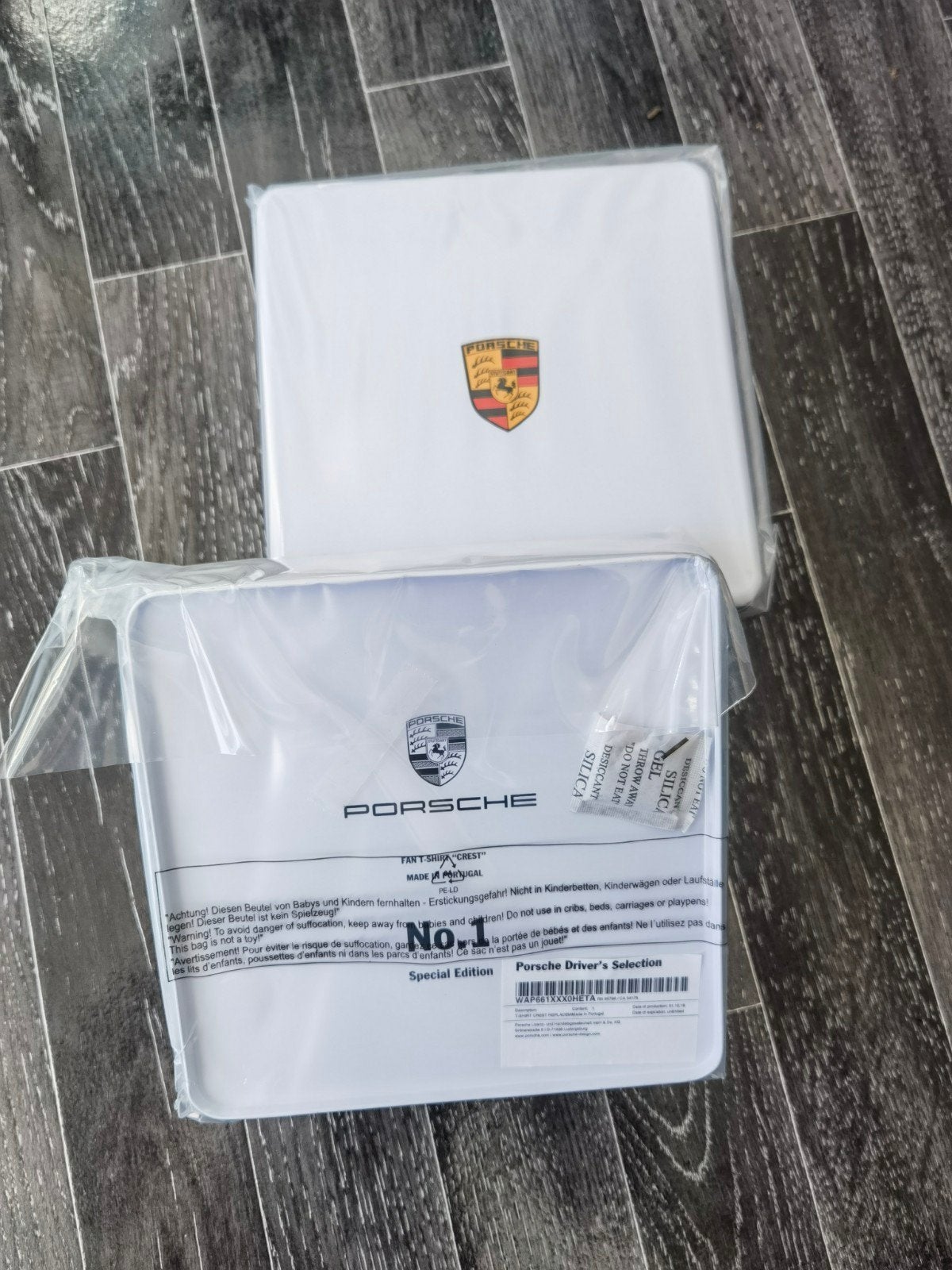 2X Nieuw origineel porsche metalen blikken / porsche Bakjes, Ophalen of Verzenden, Nieuw, Suiker