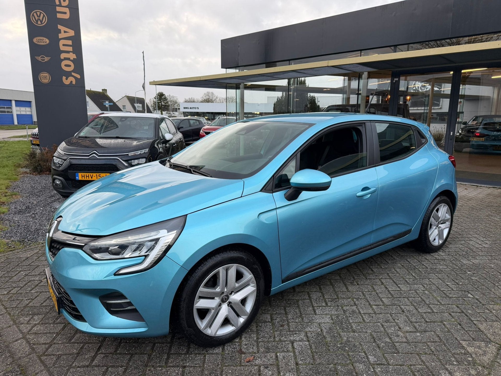 Renault CLIO 1.0 SCe|CC|Airco, Auto's, Renault, Stof, Gebruikt, Blauw, 49 €/maand