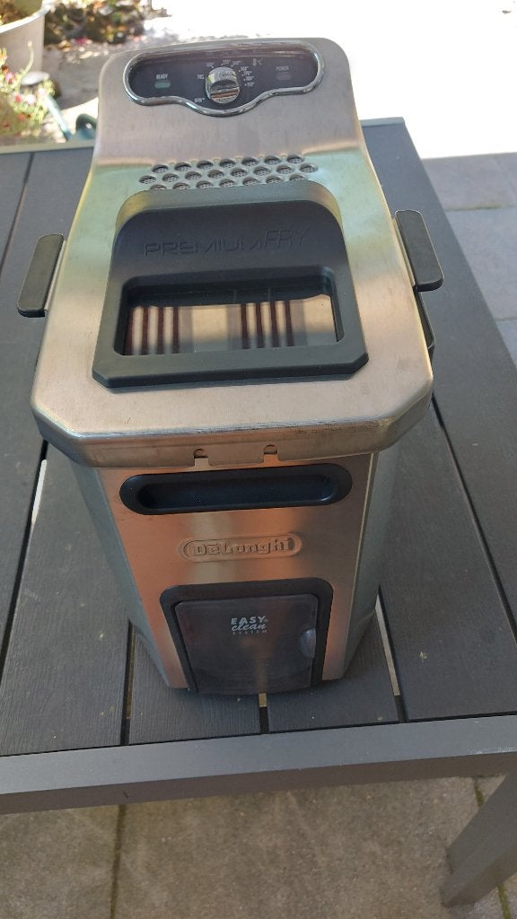 DeLonghi PremiumFry F34522CZ 4L, 4 liter of meer, Ophalen, Gebruikt, Uitneembare binnenpan