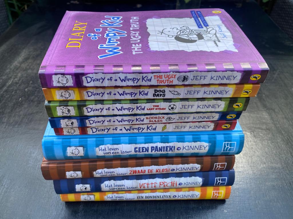 Jeff Kinney boeken, Ophalen, Zo goed als nieuw
