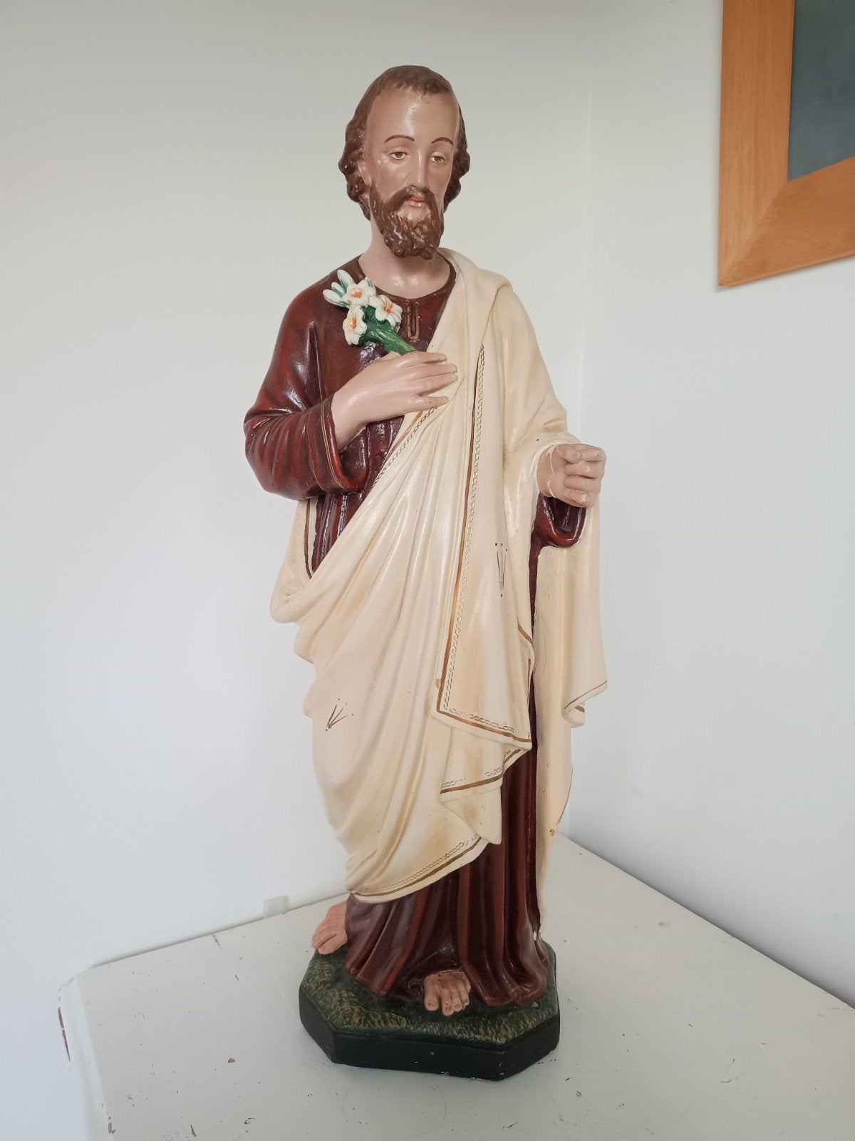 Antiek beeld van Jozef - ca. 75 cm hoog, Ophalen