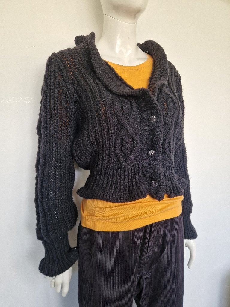 Golden Days Paris vest | 1 maat | Zwart |, Maat 38/40 (M), Nijmegen, Zwart, Verhip-vintage.nl