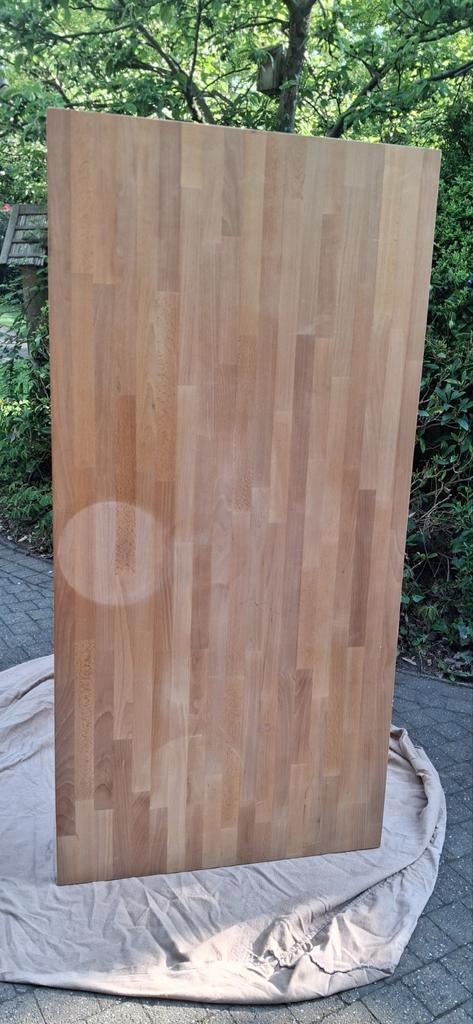 IKEA GERTON tafelblad met 4 ADILS verstellbare poten, Ophalen, Demontabel, Gebruikt, 155 cm