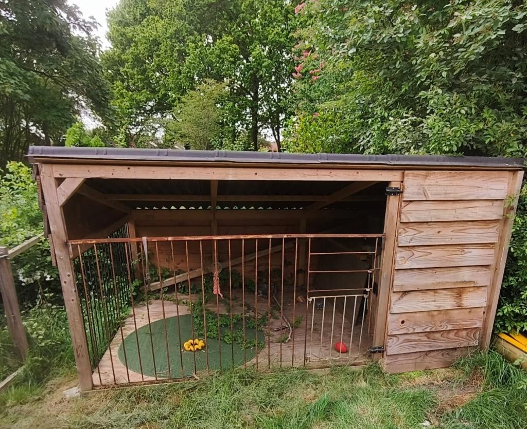 Hondenkennel, Dieren en Toebehoren, Hondenhokken, Ophalen, Hondenkennel, 110 cm of meer, 100 cm of meer