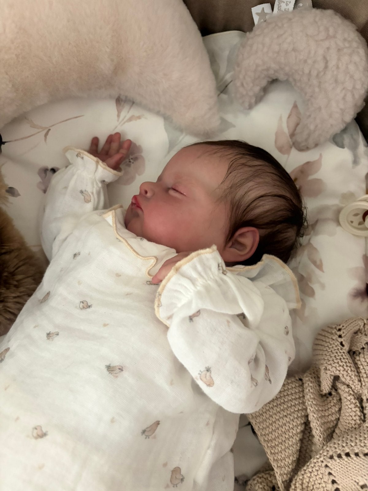 Reborn baby Birdie van Laura Lee Eagles met certificaten, Ophalen, Nieuw, Babypop, Levensecht of Reborn