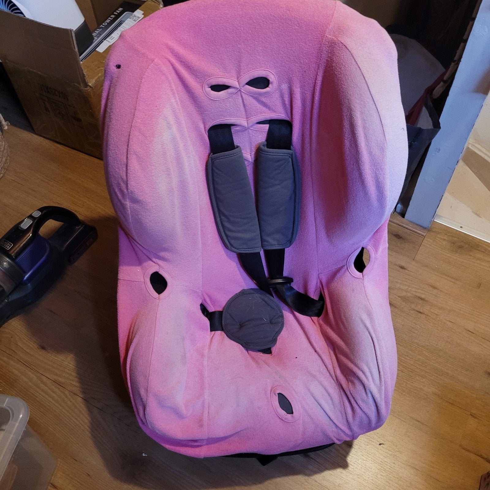 Gratis autostoel met roze hoes- groep 2, Kinderen en Baby's, Autostoeltjes, Ophalen