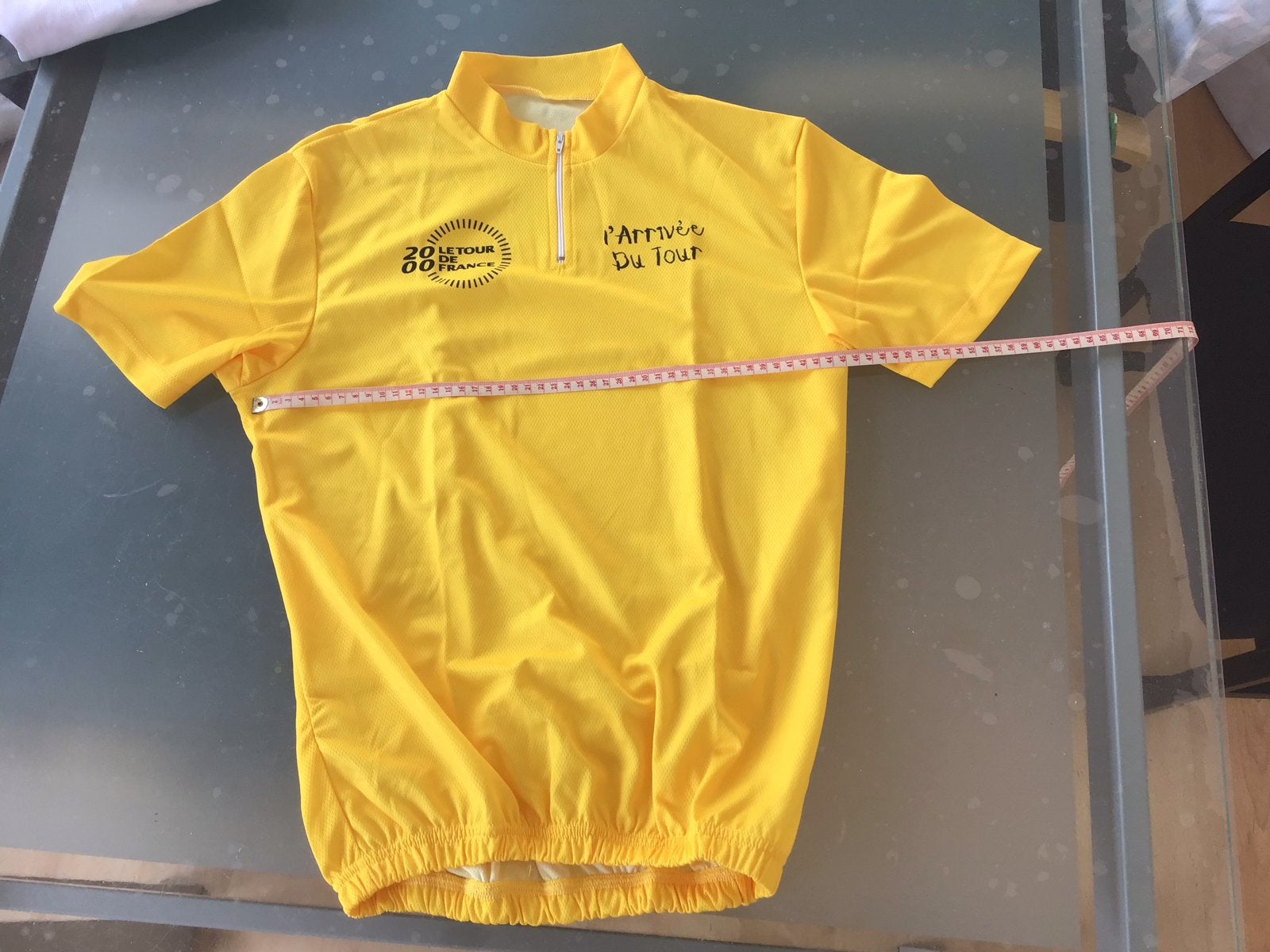 Tour de France 2000 Wielershirt - Geel en Wit - Nieuw, Heren, Nieuw, Overige maten, Ophalen of Verzenden
