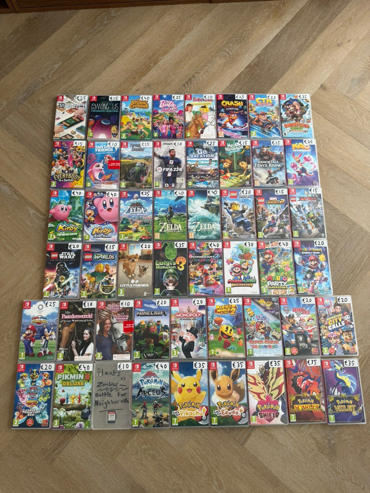 Nintendo switch spellen grote collectie