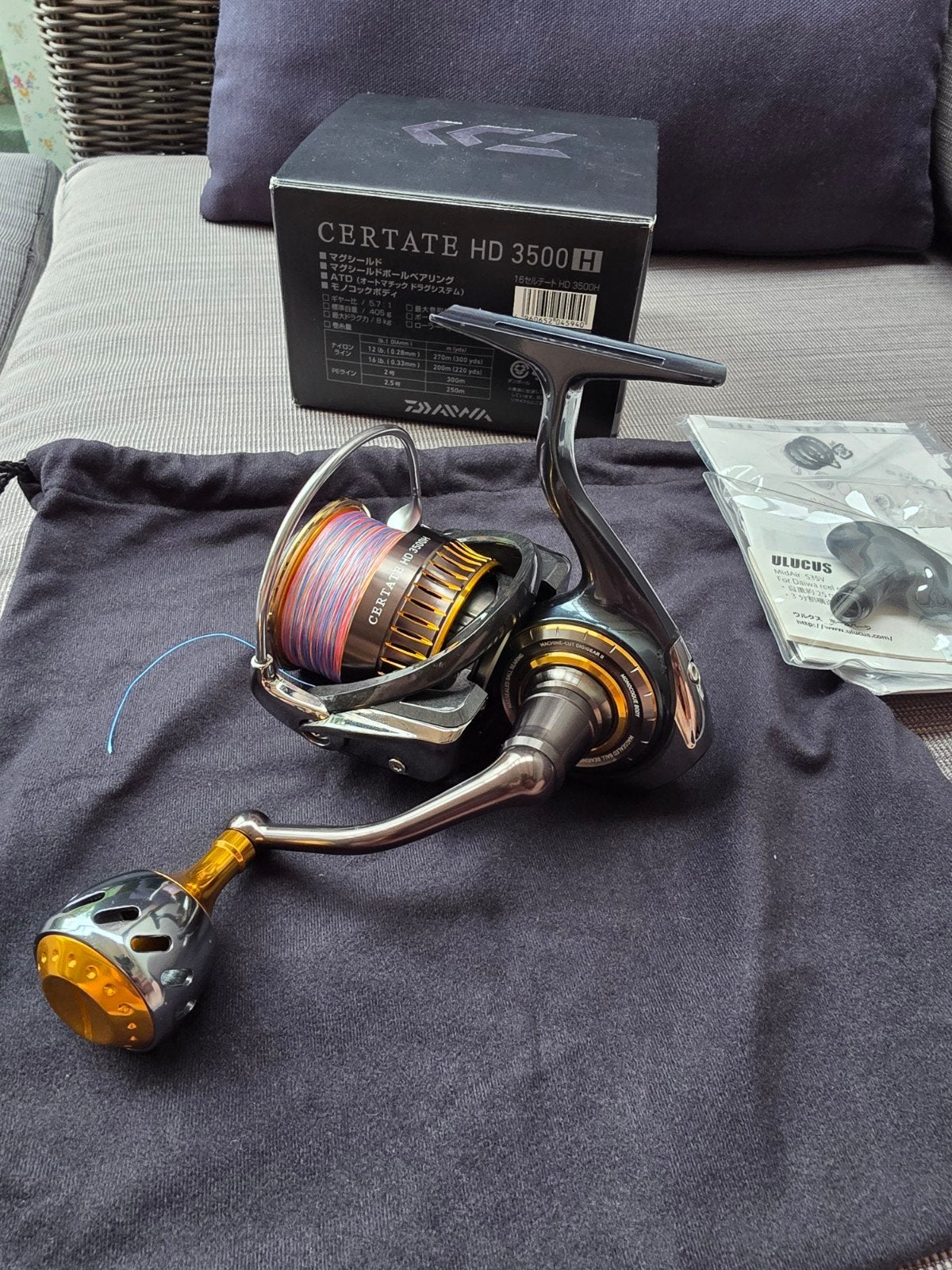 Daiwa Certate HD 3500H Molen - Zo goed als nieuw, Verzenden, Zo goed als nieuw, Molen
