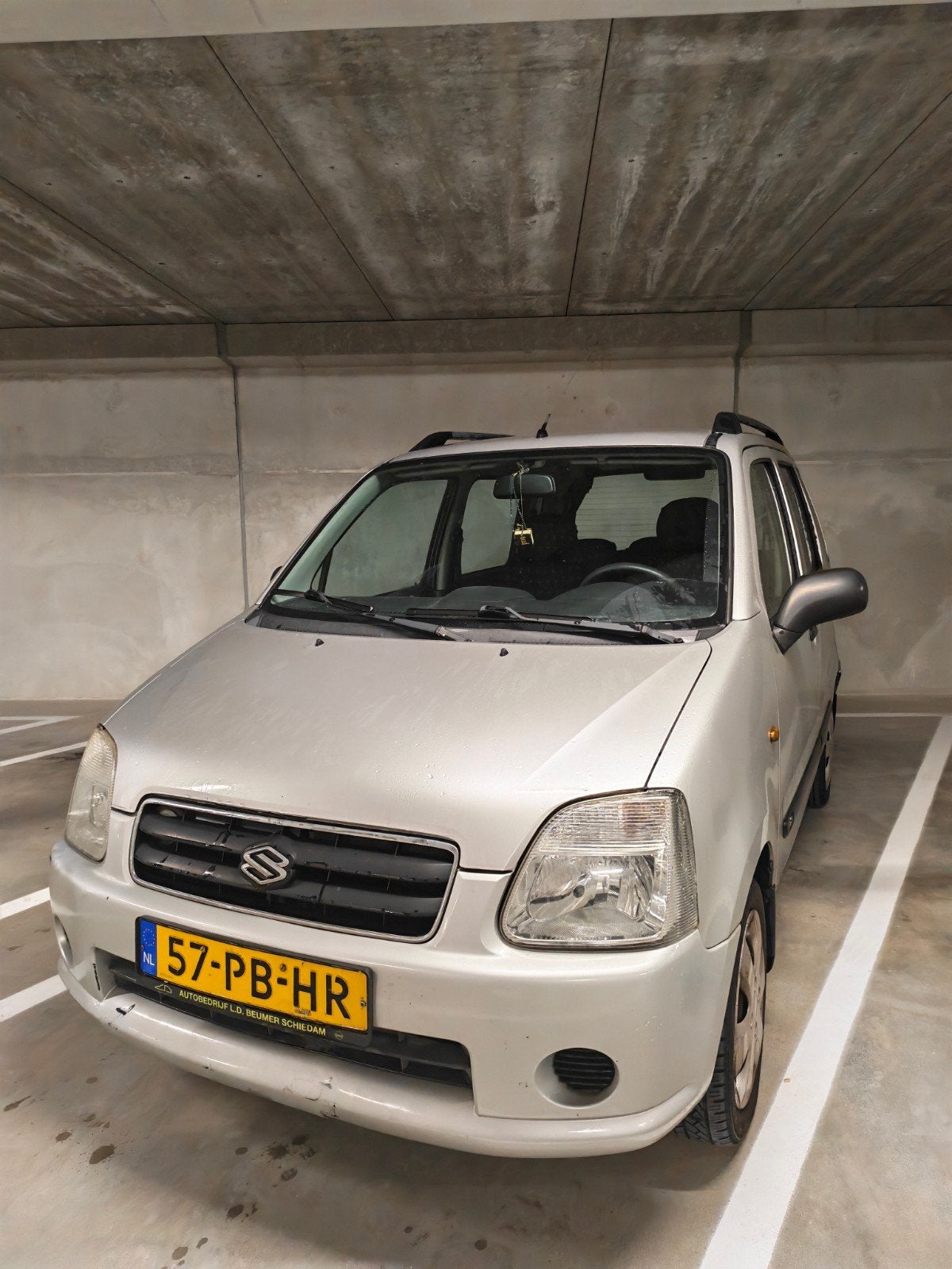 Suzuki Wagon R+ 1.3 AUT 2004 Grijs automaat, Auto's, 40 €/maand, Wagon R+, 93 pk, Particulier