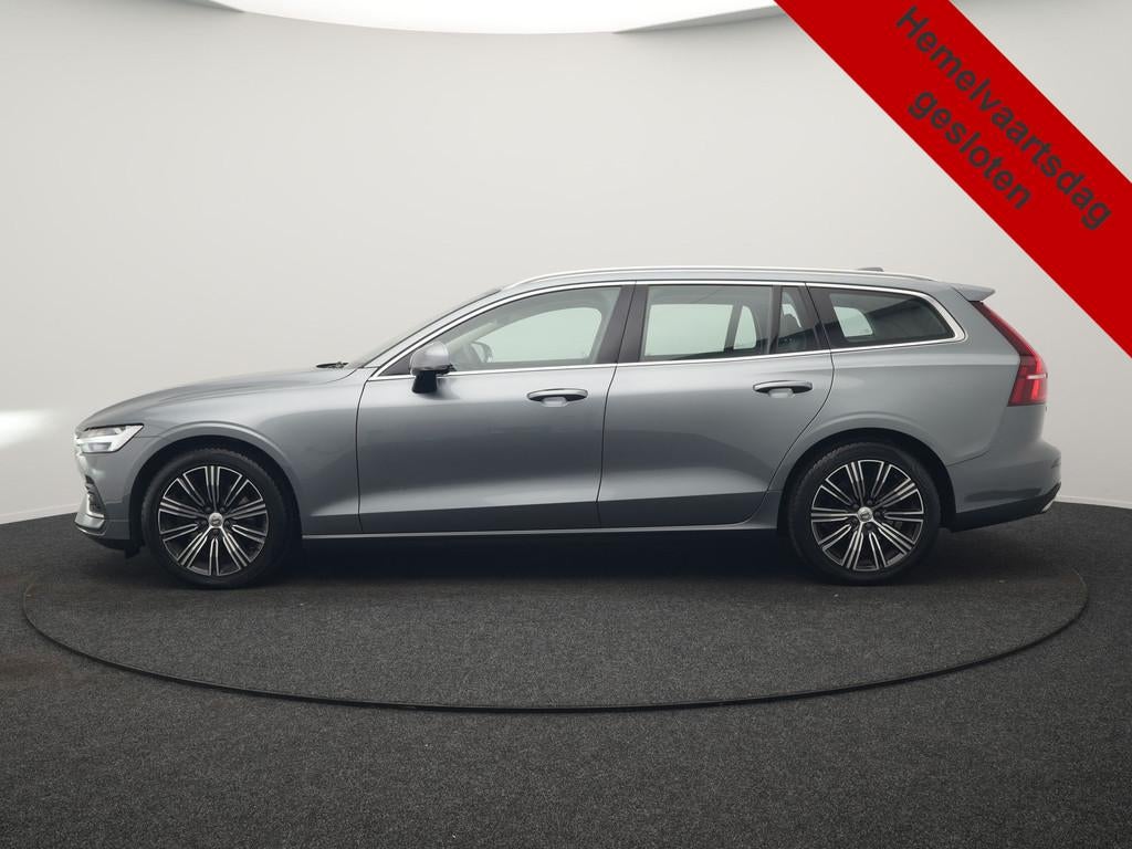 Volvo V60 T4 Inscription 191pk Dealer O.H. | Camera | Ledere, 15 km/l, Zwart, 1969 cc, Leder