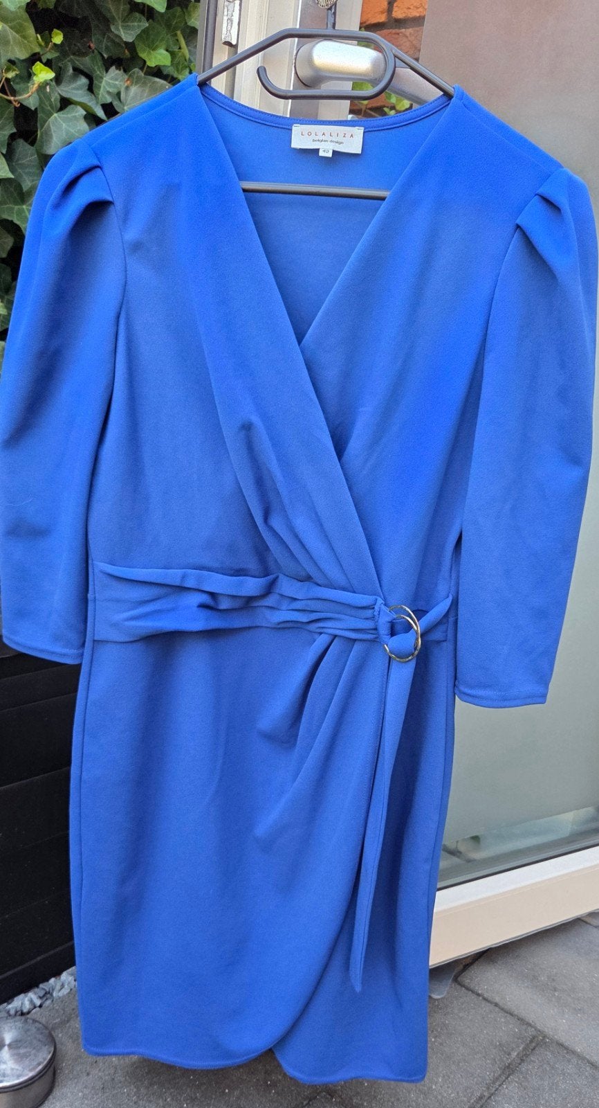 Lola Liza blauw jurkje 40, Maat 38/40 (M), Blauw, Ophalen of Verzenden, Zo goed als nieuw