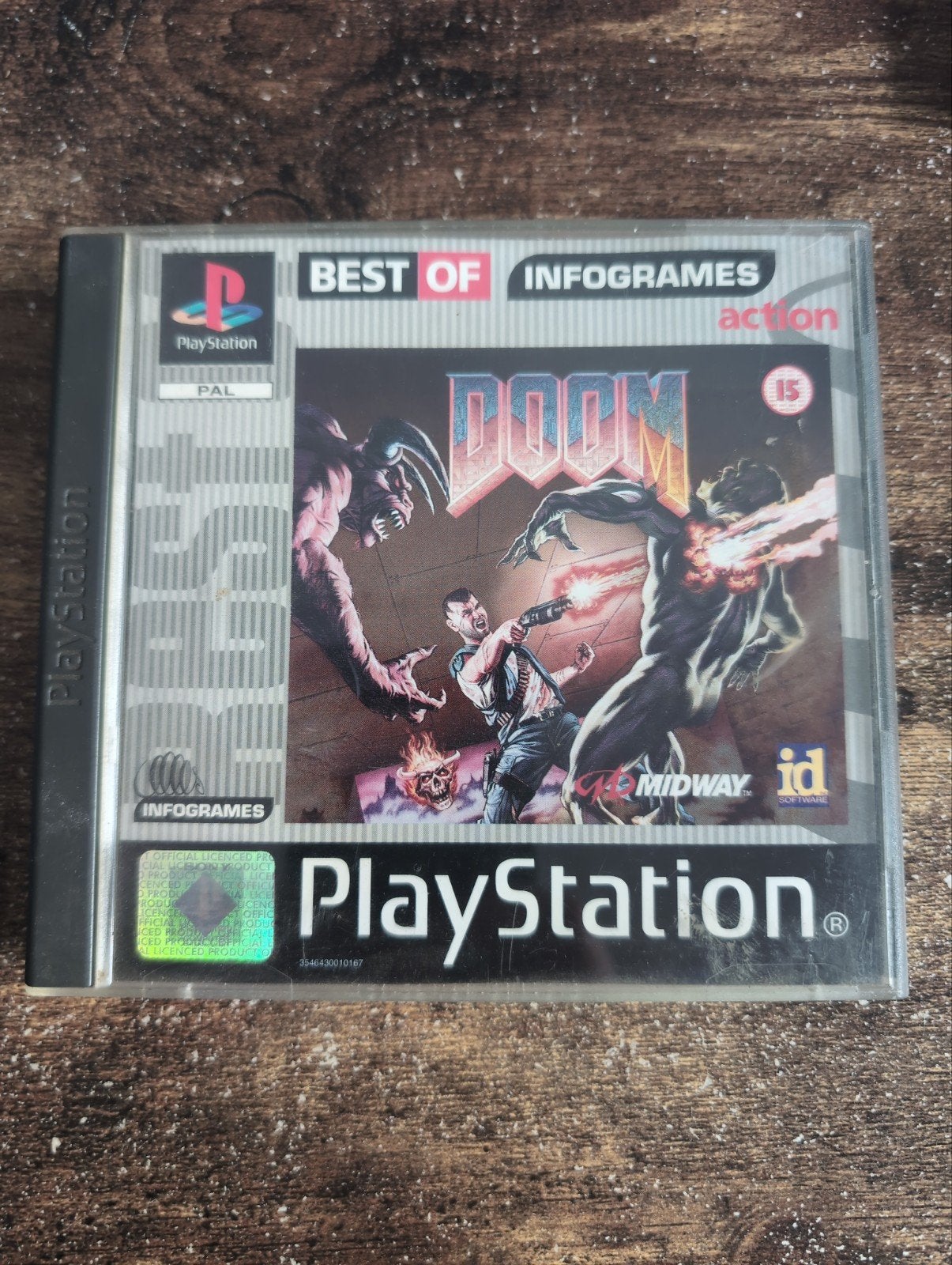 Doom - PlayStation 1 (PS1) - Best of Infogrames, Gebruikt, Shooter, 1 speler, Ophalen of Verzenden