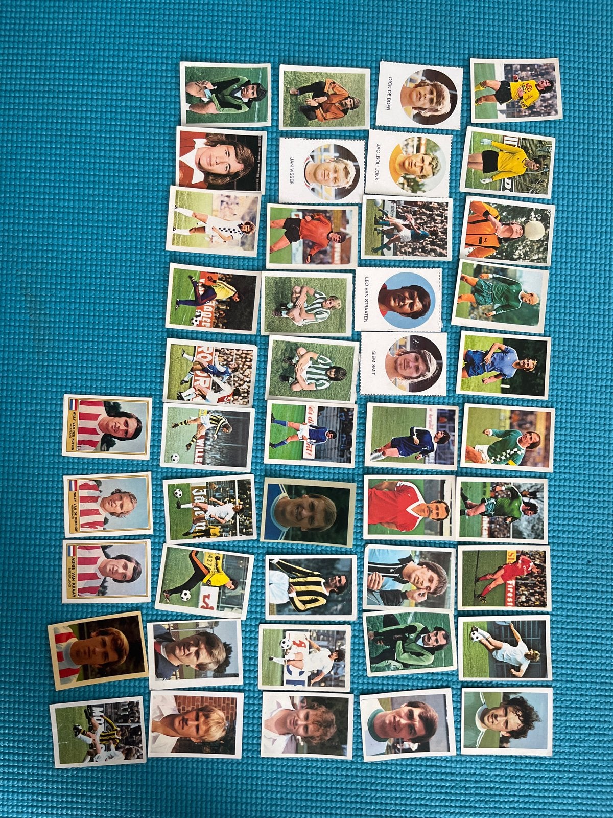 Vintage Voetbalplaatjes - Jaren '70 Eredivisie Spelers, Ophalen of Verzenden, Gebruikt, Overige binnenlandse clubs, Poster, Plaatje of Sticker