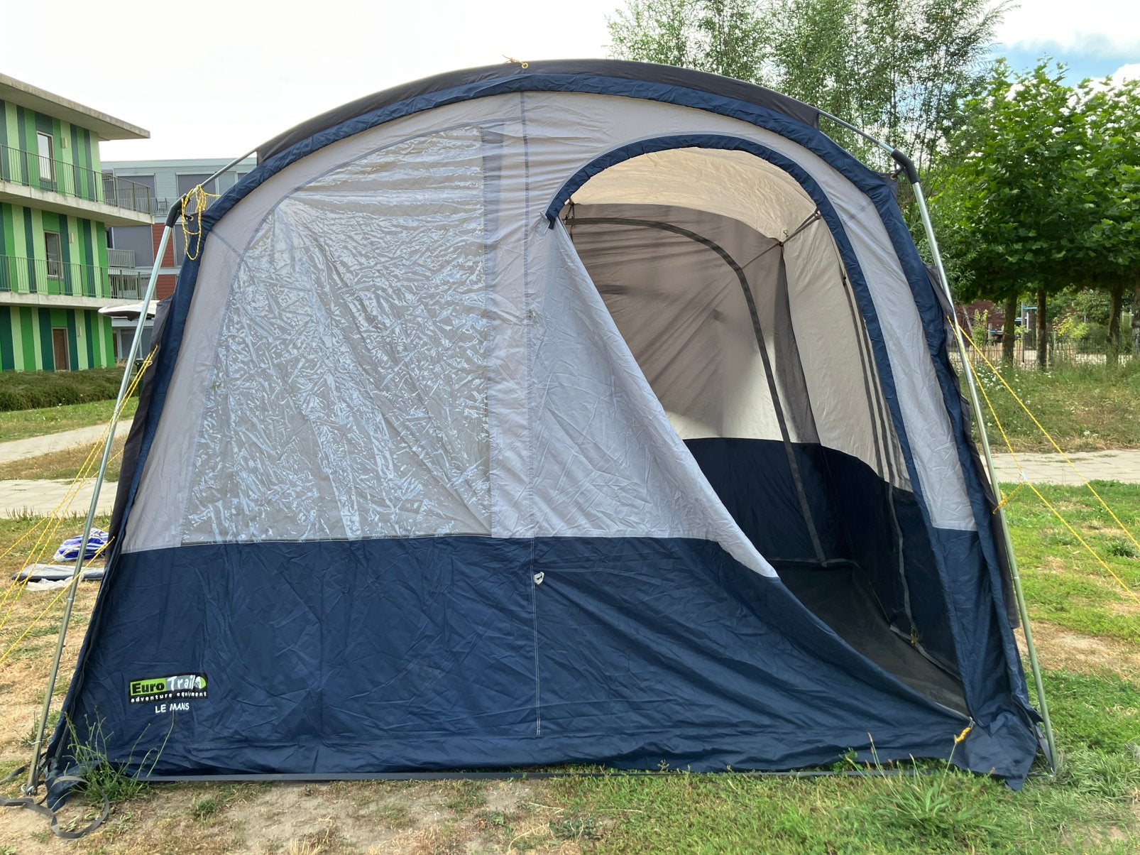 Eurotrail Le Mans Bustent / Campertent Inclusief Binnentent, Ophalen, Gebruikt, Tot en met 2
