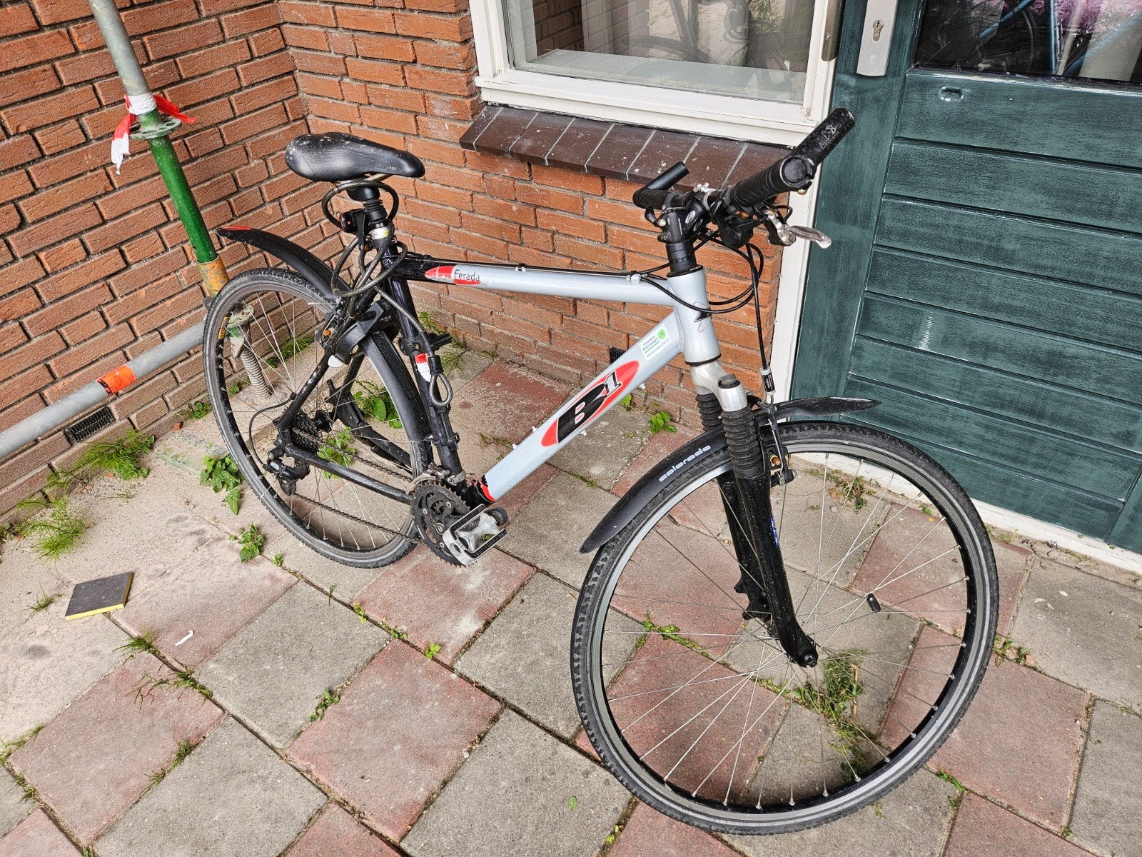 B1 Ferada herenfiets met versnellingen, Gebruikt, Velgrem, Versnellingen, Ophalen
