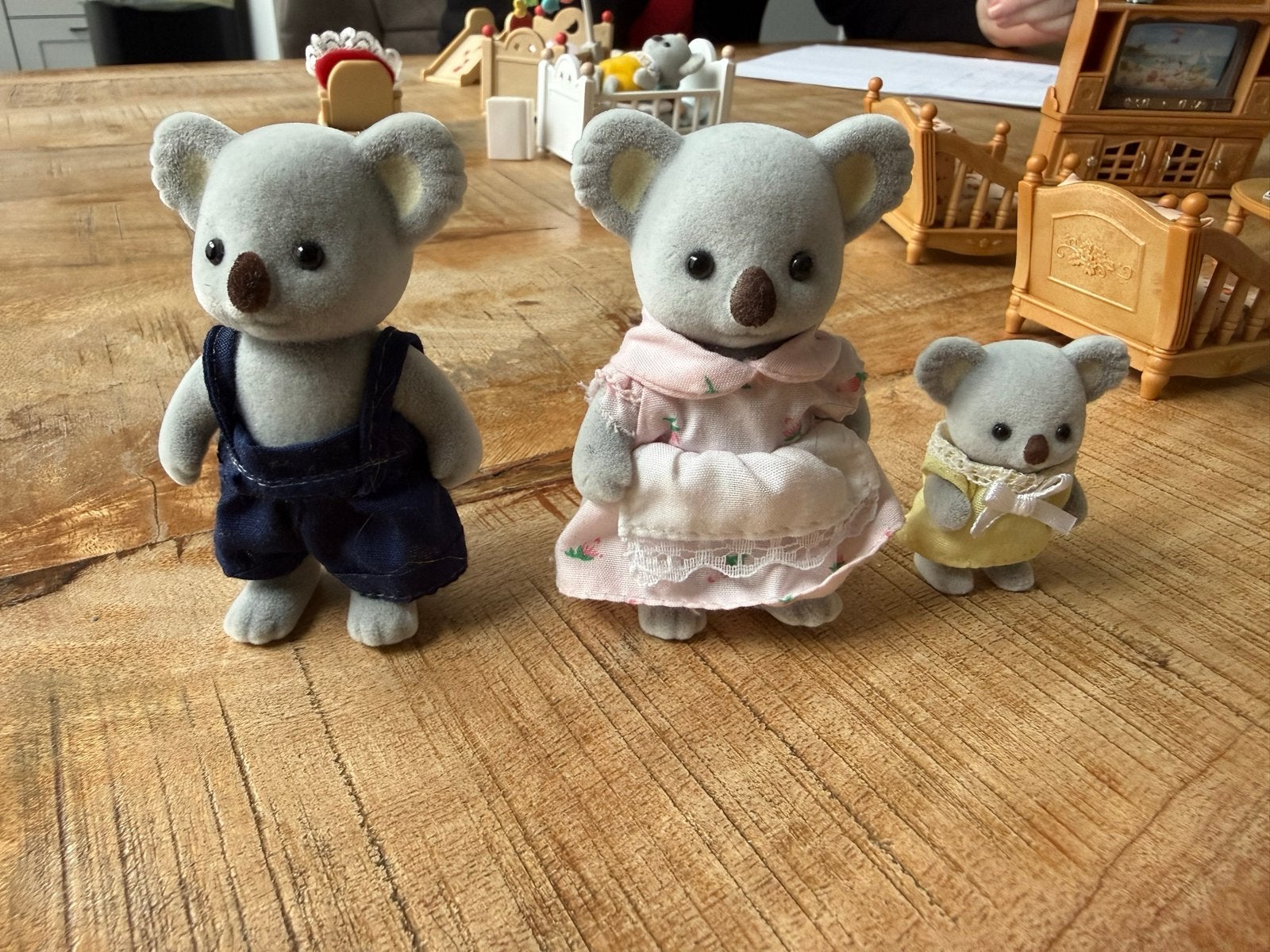 Sylvanian Families Koala Familie - Zo goed als nieuw, Ophalen of Verzenden, Zo goed als nieuw, Jongen of Meisje