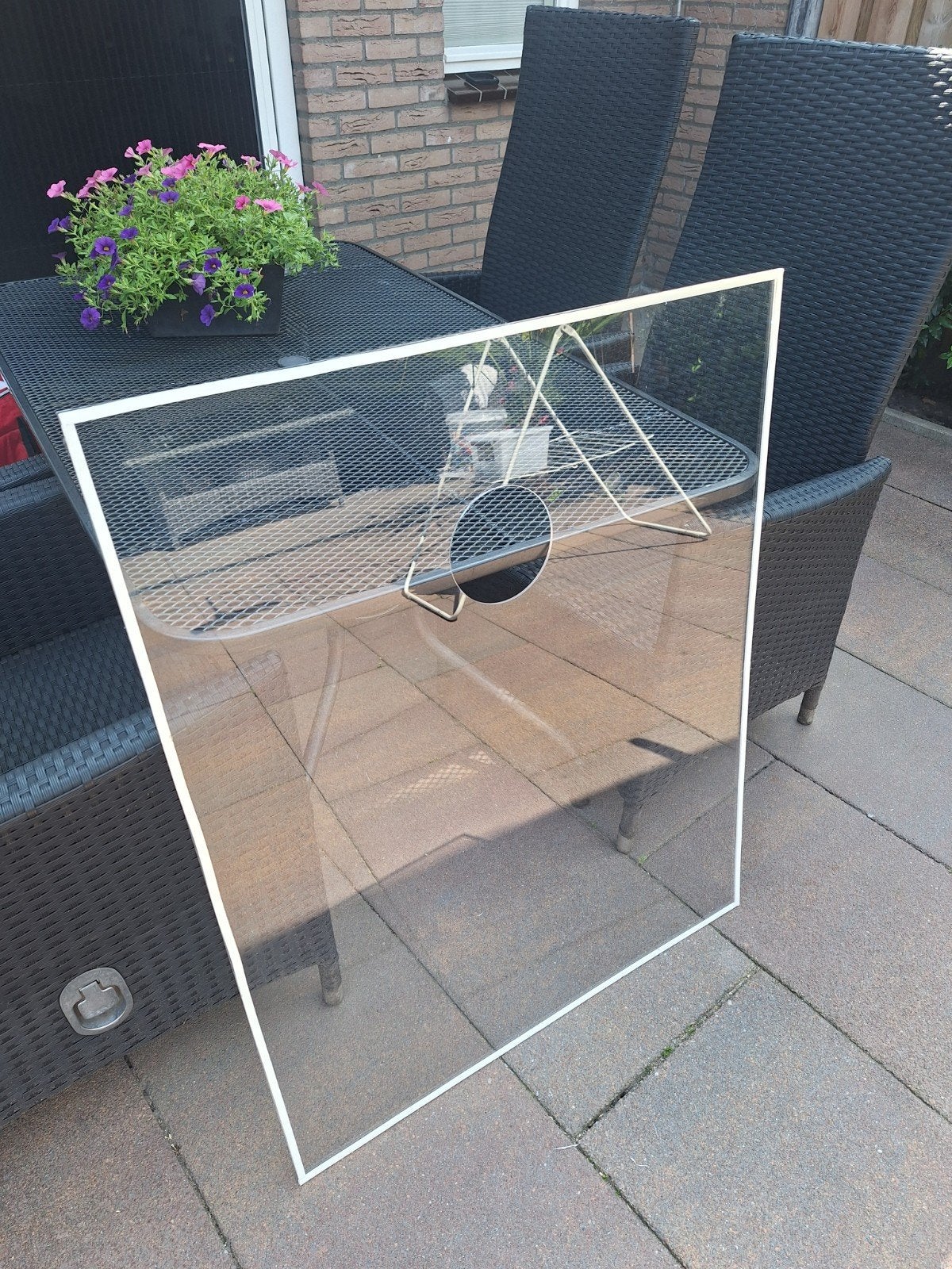 Plexiglas plaat ,airco, Ophalen, Minder dan 80 cm, Dakraam