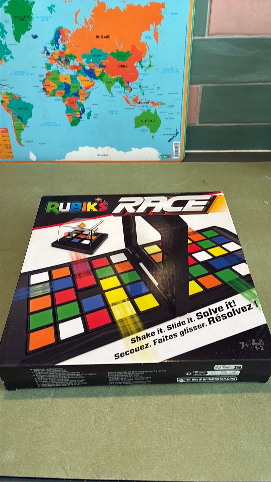 Rubik's Race bordspel - Strategisch puzzelplezier, Ophalen of Verzenden, Minder dan 500 stukjes, Zo goed als nieuw, Rubik's of 3D-puzzel