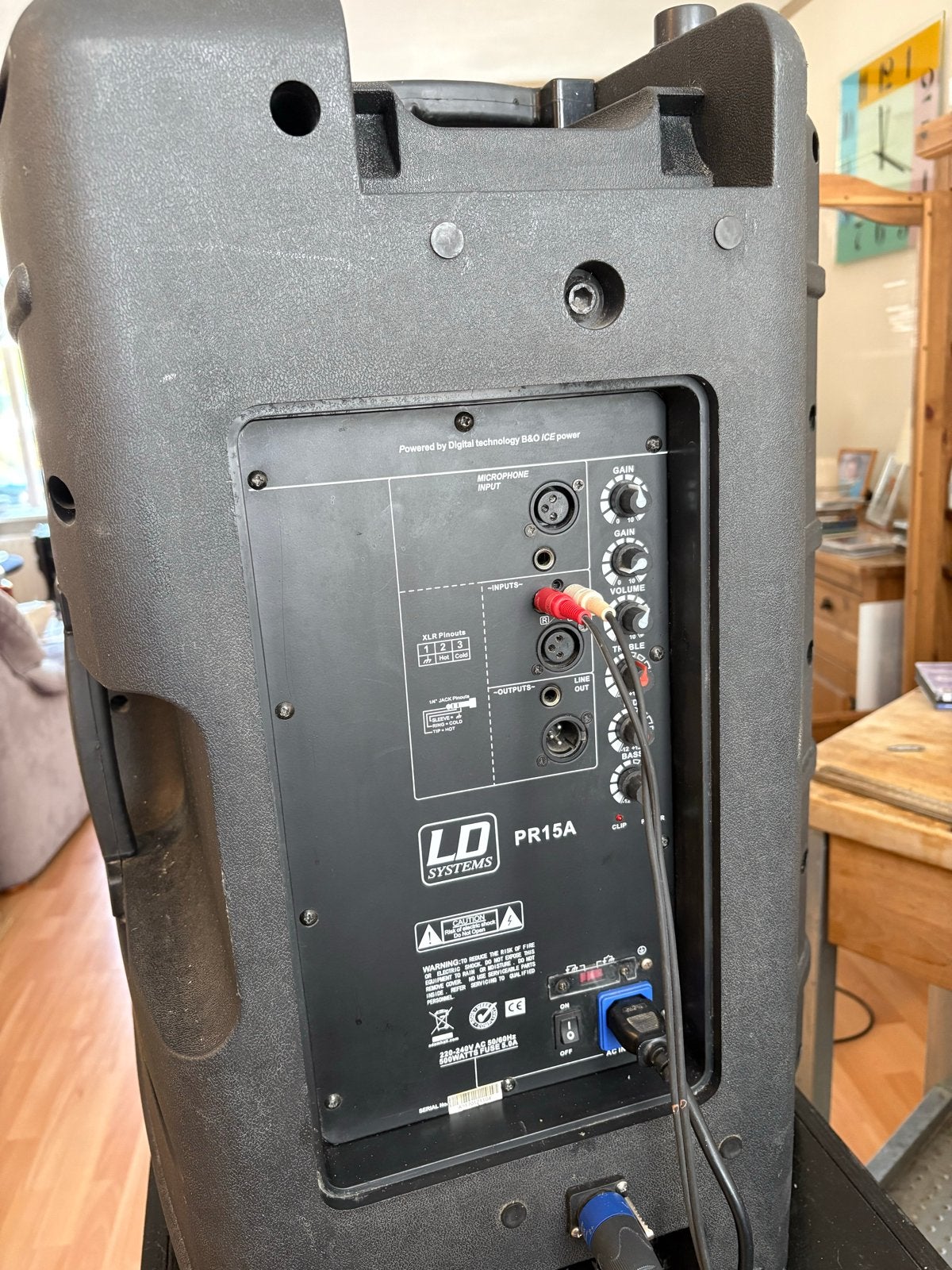 LD Systems PR15A actieve luidspreker 500W, Gebruikt, Party speaker, Ophalen of Verzenden, AUX-ingang