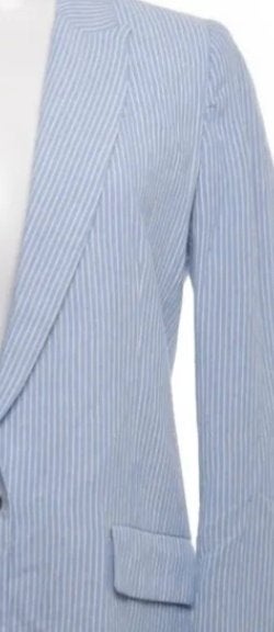 Blazer Colbert blauw met wit Everme maat 40, Maat 38/40 (M), Blauw, Ophalen of Verzenden, Zo goed als nieuw
