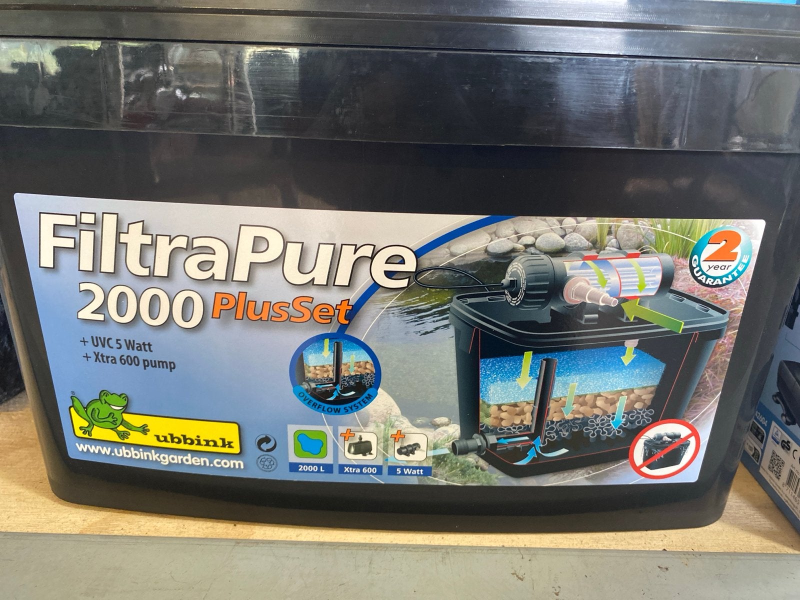 Ubbink FiltraPure 2000 PlusSet Vijverfilter met UVC en pomp, Ophalen, Zo goed als nieuw