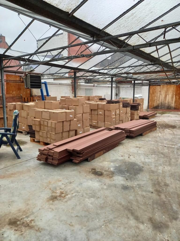 Composiet tegels 30 x 30 x 2,2 cm, balkon/terras/kelder  WPC, Nieuw, Ophalen of Verzenden, 20 tot 40 cm, Minder dan 5 m²