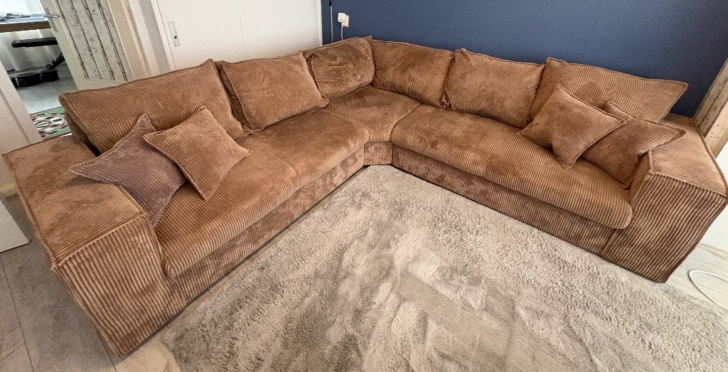 Hoekbank, Ophalen, 250 tot 300 cm, Gebruikt, Hoekbank