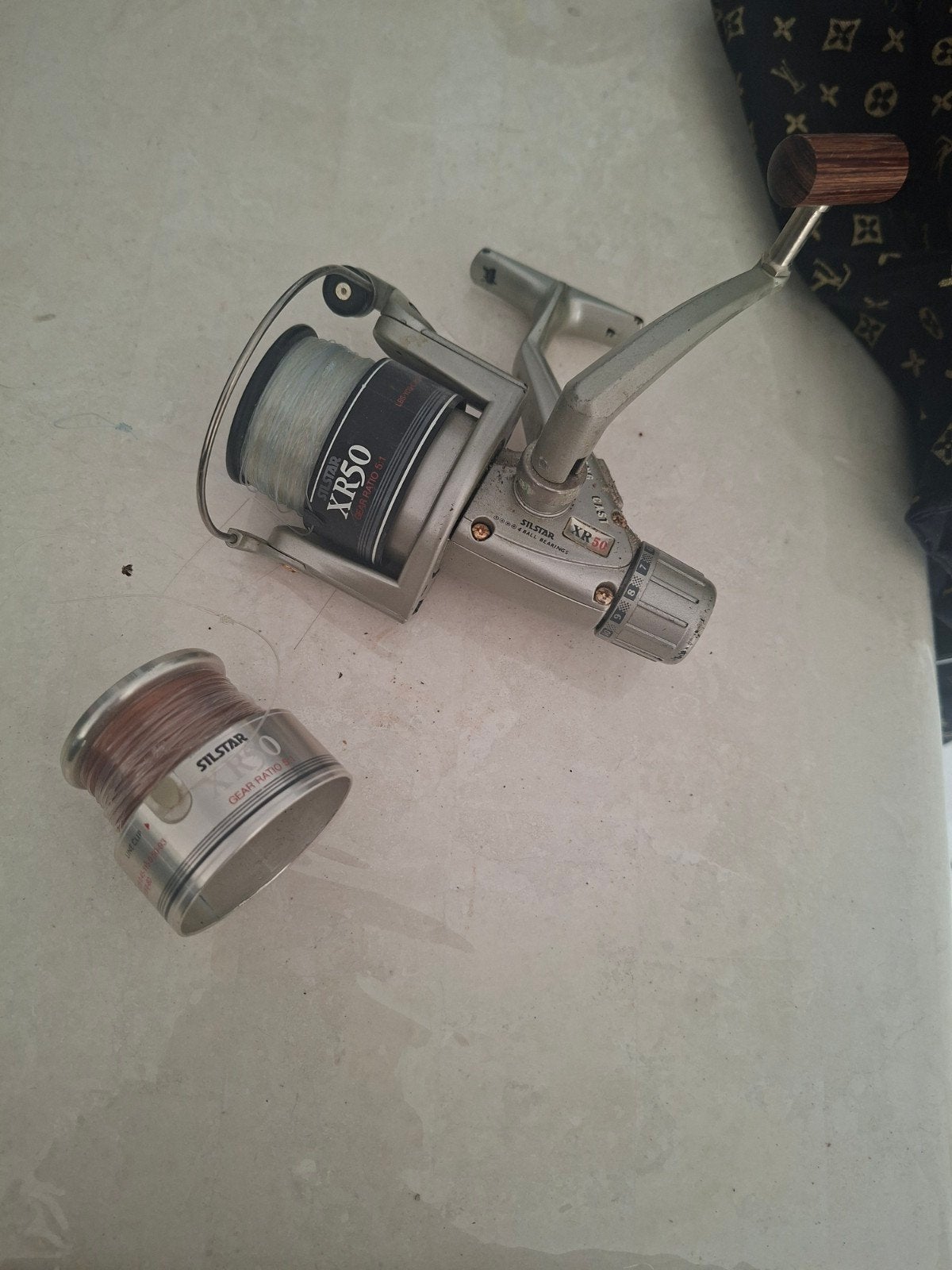 Silstar XR50 Molen Vishengel met Extra Spoel, Ophalen of Verzenden, Gebruikt, Molen