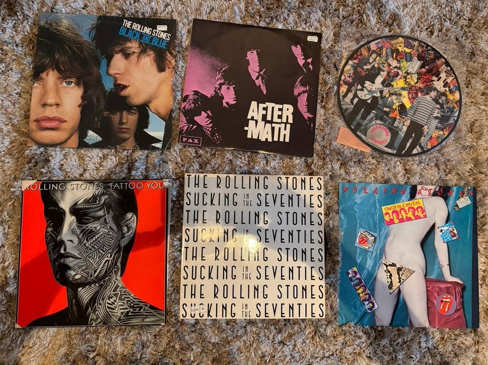 The Rolling Stones Collectie - 10 LP's, 1 box, 1 pict.disc, Ophalen, LP, Gebruikt, Picture disc