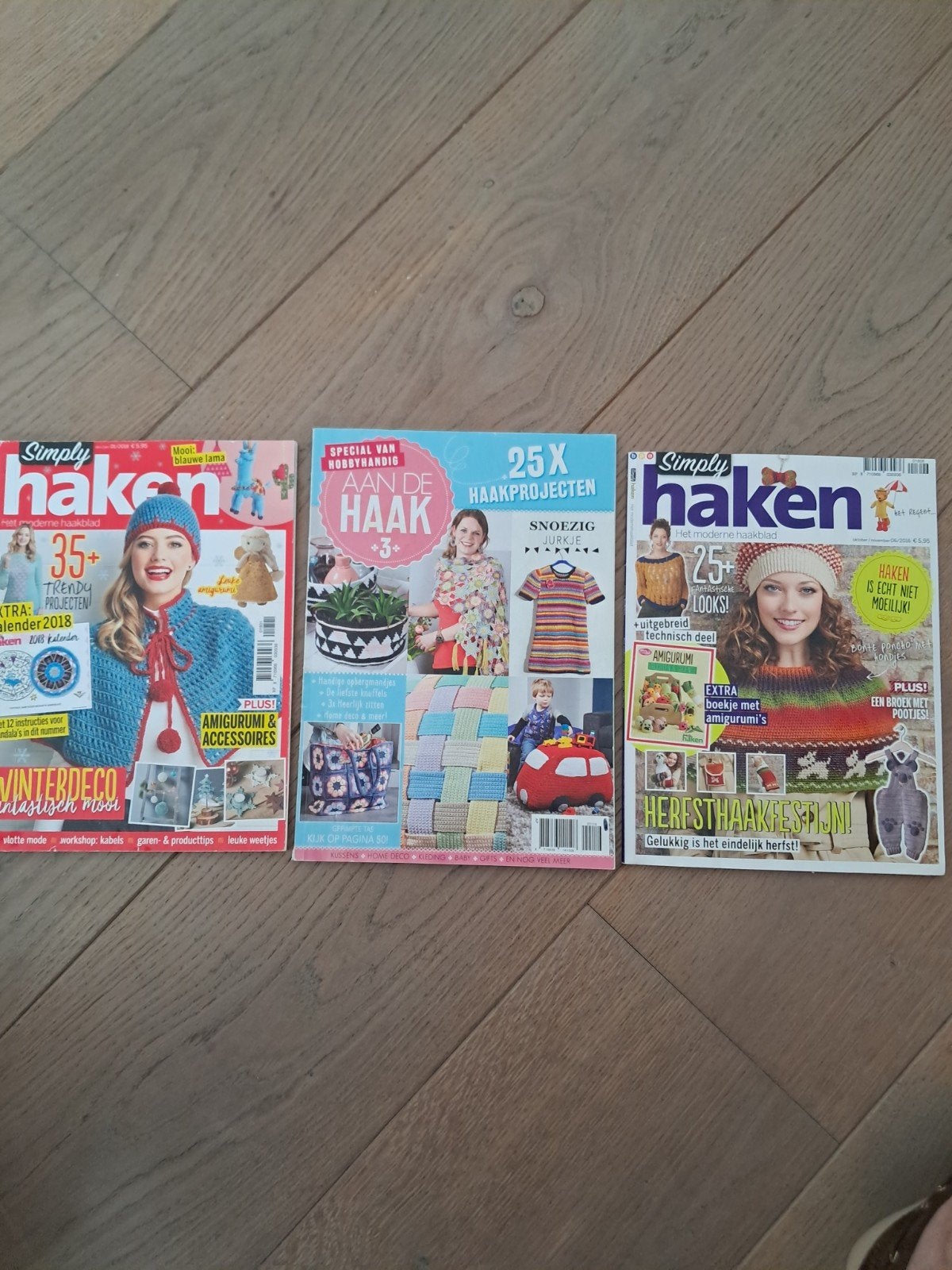 3x tijdschrift haken, Ophalen of Verzenden, Gebruikt, Haken