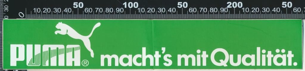 Sticker: Puma - Machts mit qualitat, Ophalen of Verzenden, Zo goed als nieuw, Sport