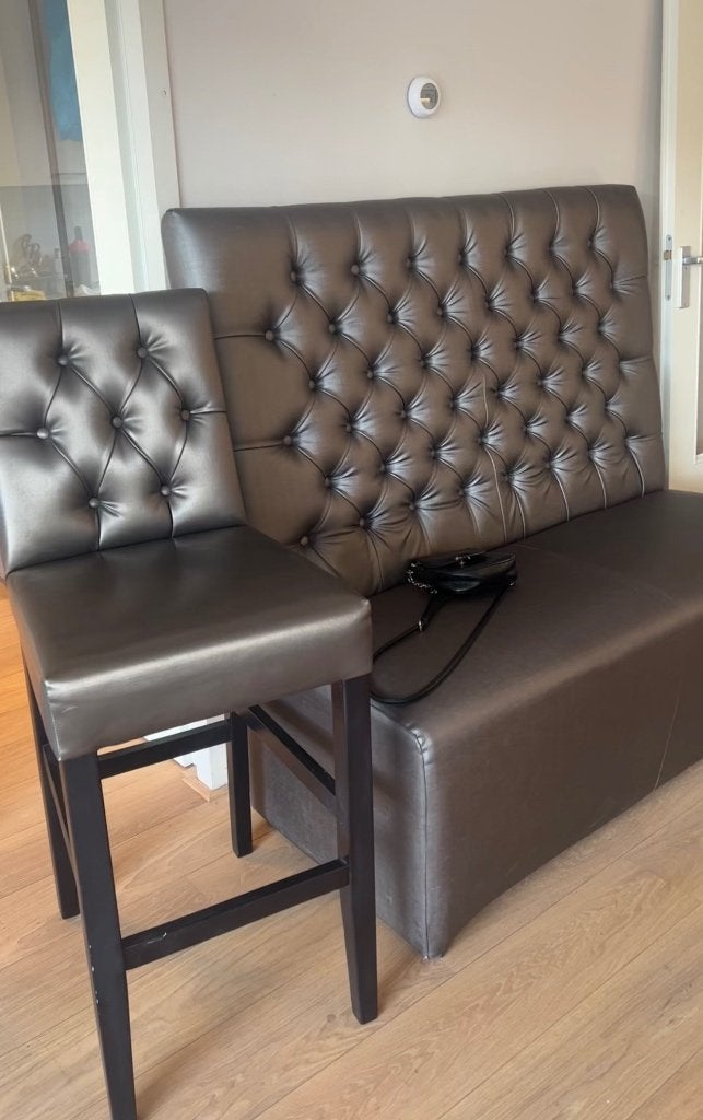 4x Hoge stoel/kruk eric kuster, 1 kruk, Ophalen, Gebruikt, 60 tot 90 cm