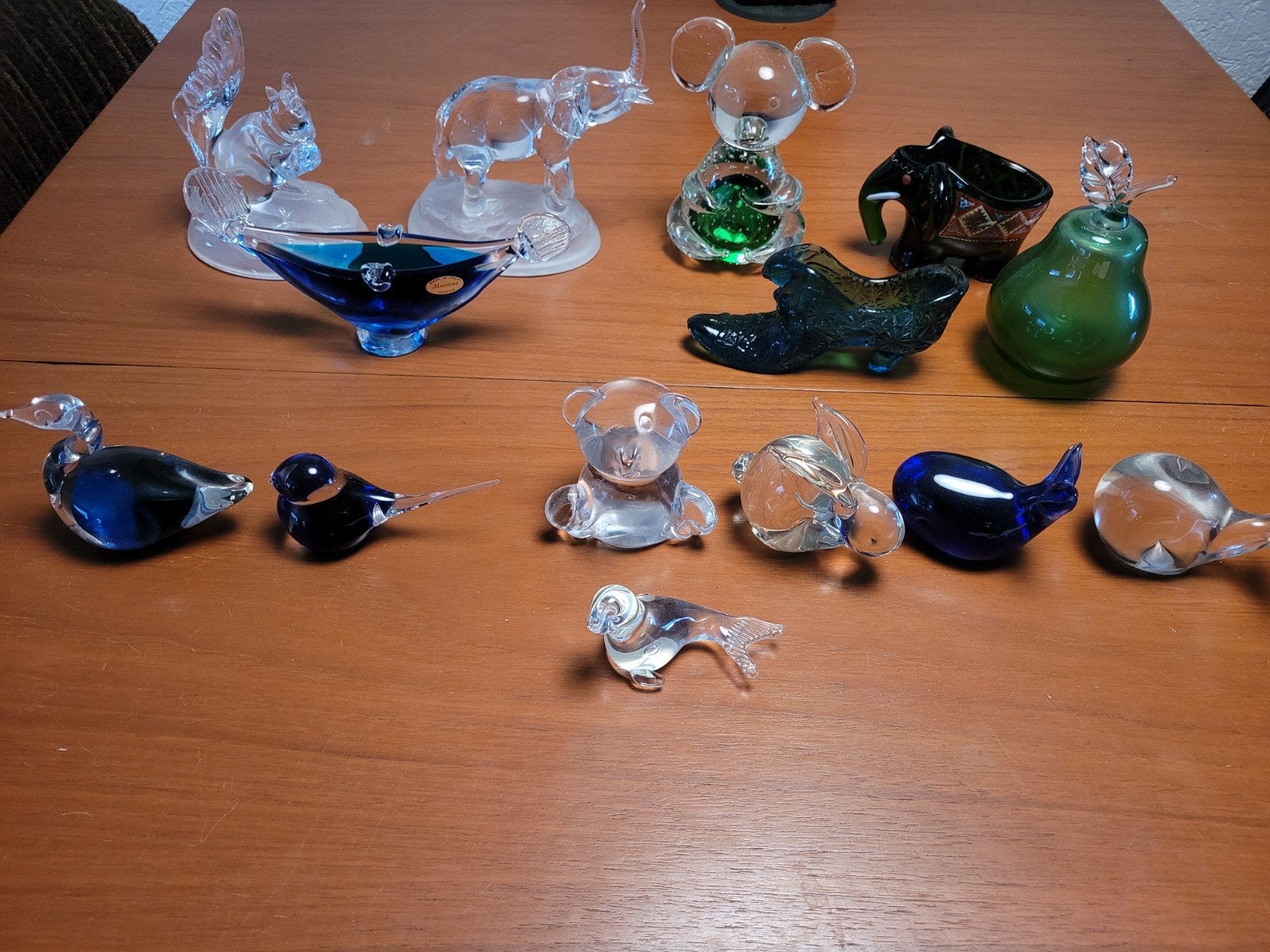 paperweight presse-papier kristal glas Murano gondel Fenton, Antiek en Kunst, Antiek | Glas en Kristal, Ophalen of Verzenden