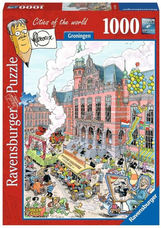 Ravensburger Fleroux - Groningen - 1000 stukjes (AANBIEDING), Hobby en Vrije tijd, Denksport en Puzzels, Ophalen of Verzenden