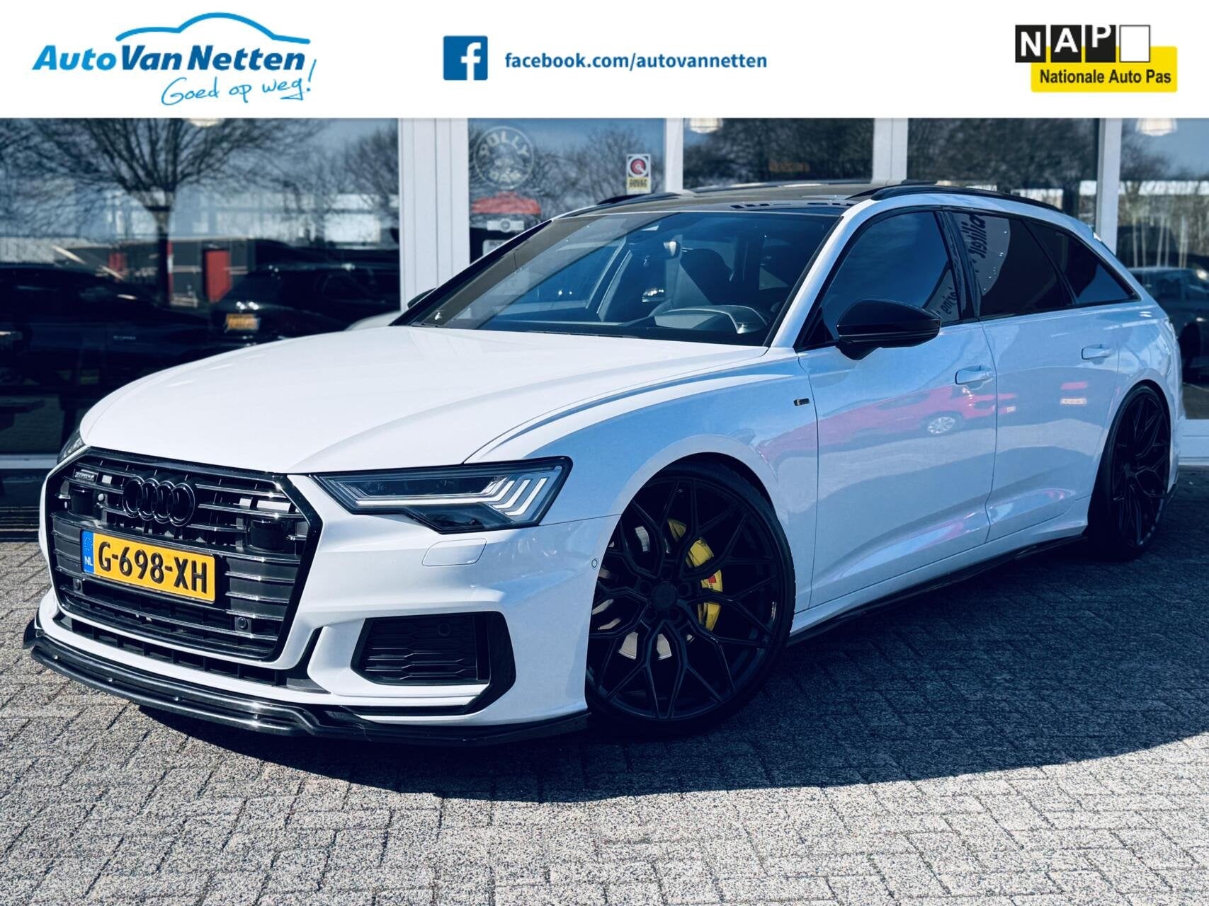 Audi A6 Avant 50 TDI V6 quattro Design Pro Line Plus,22"lmv,, Auto's, Audi, Automaat, Adaptive Cruise Control, Gebruikt, Wit