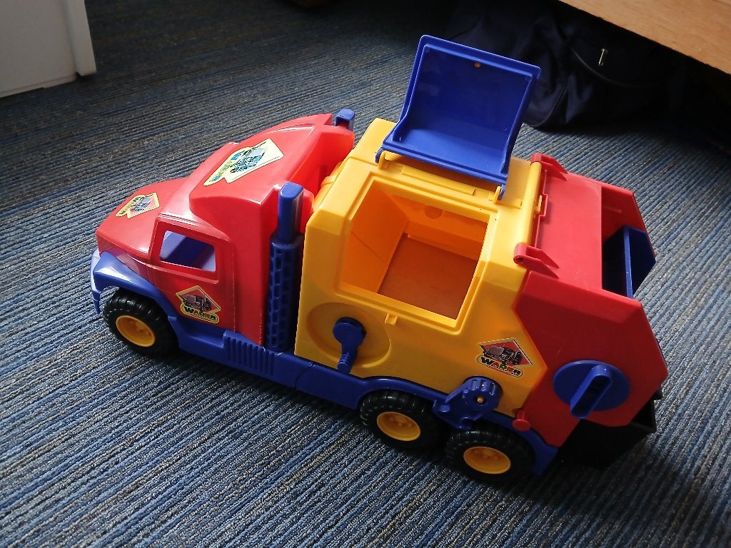 Speelgoedvuilniswagen, Ophalen, Zo goed als nieuw, Handmatig, Overige merken