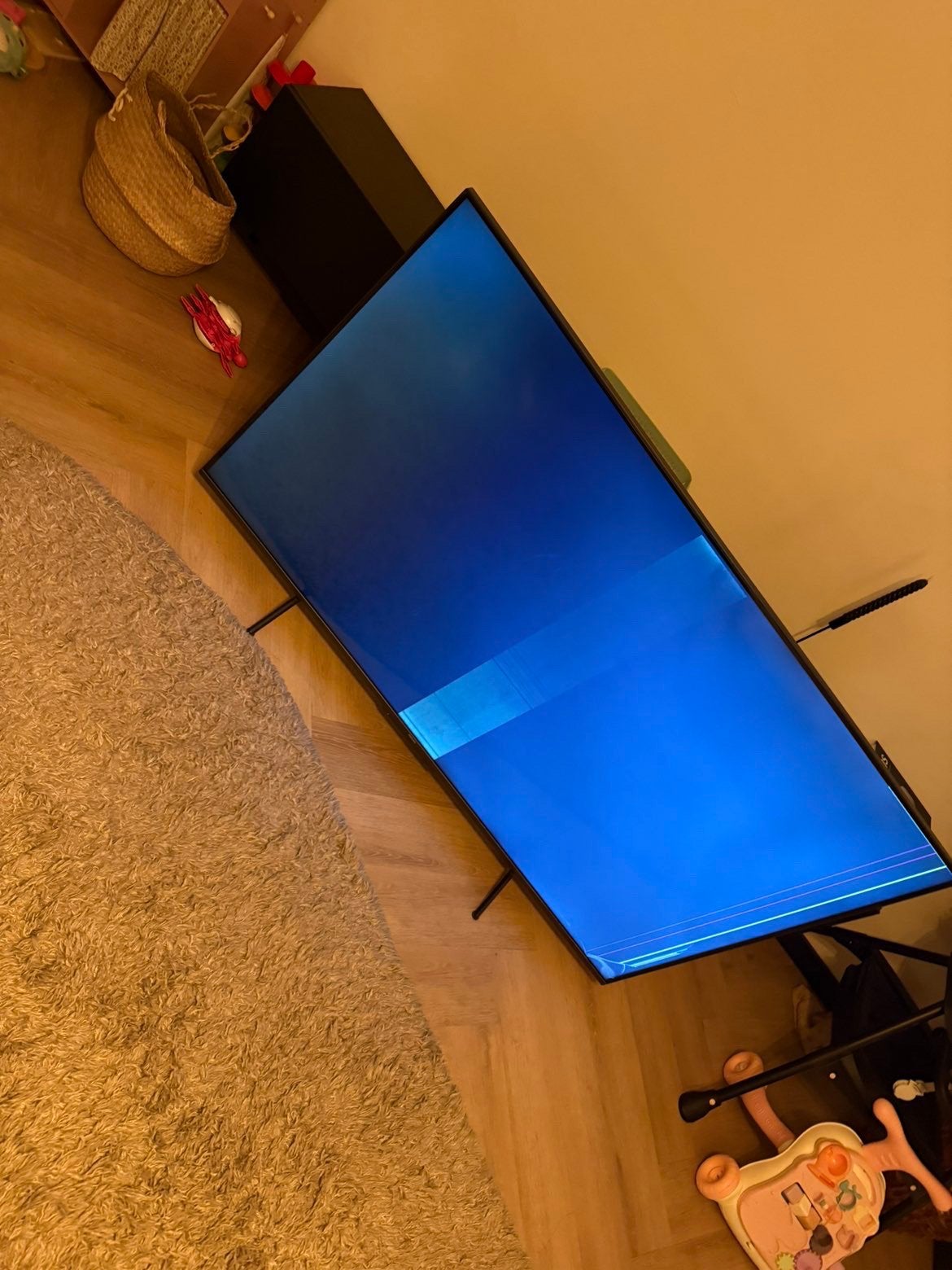 Philips 65 inch tv – defect, Philips, LED, 50 Hz, Ophalen of Verzenden