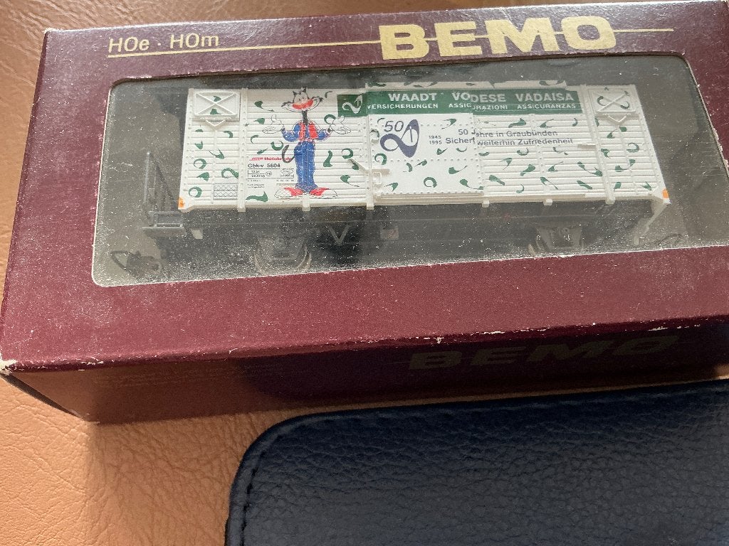 Bemo goederenwagon 2282, Overige merken, Gelijkstroom, Ophalen of Verzenden, Nieuw
