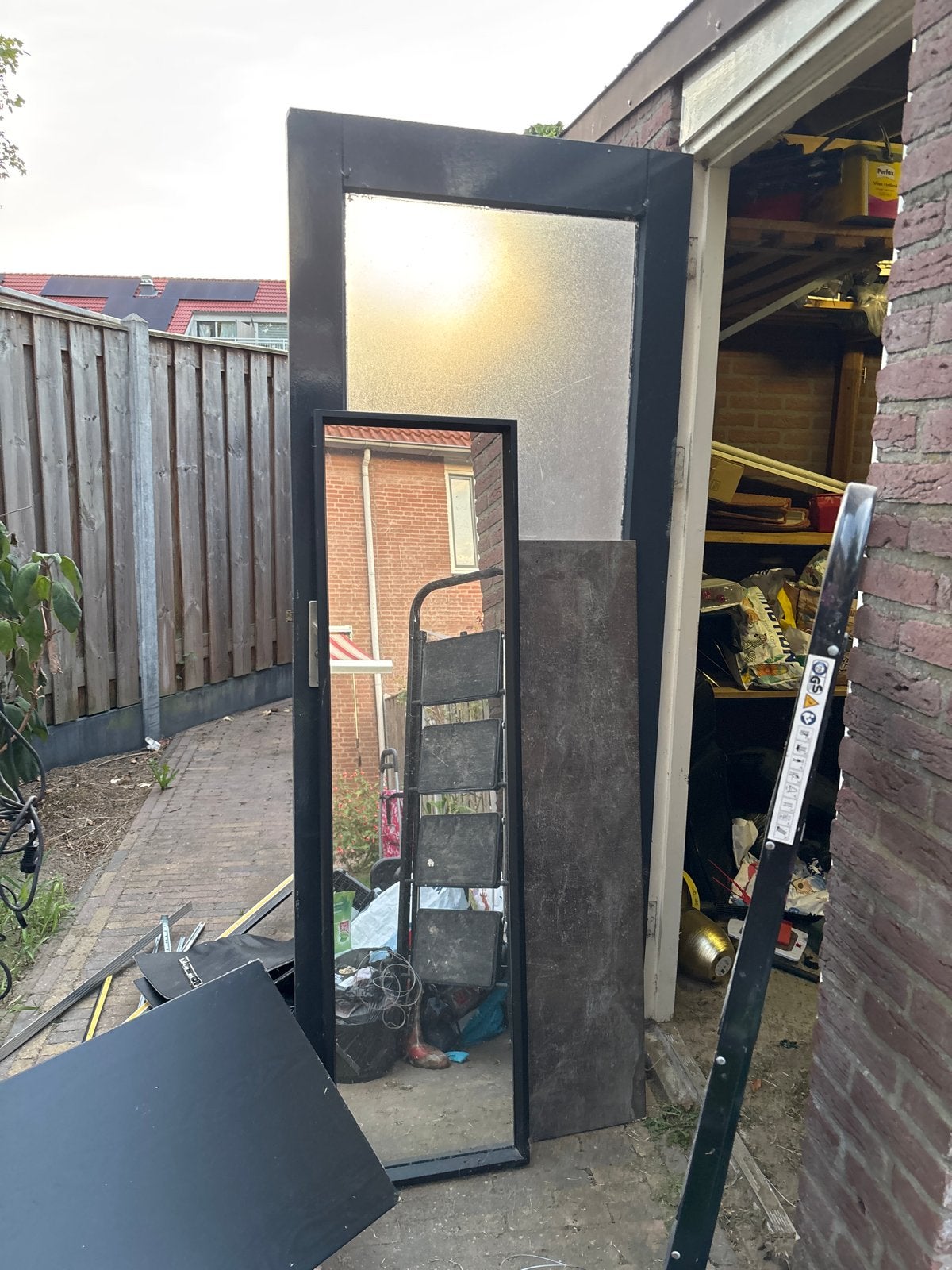 Grote spiegel, vergelijkbaar met deurlengte, Ophalen, Minder dan 50 cm, Gebruikt, 150 tot 200 cm