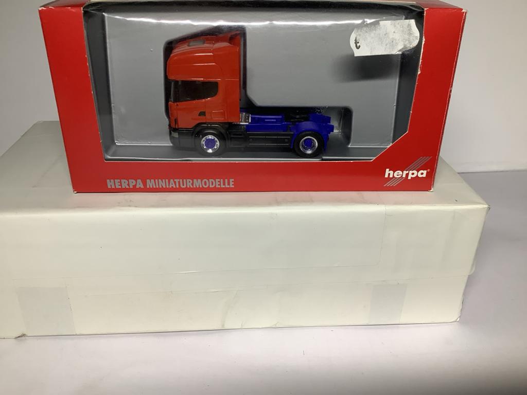 Herpa Miniatuurmodel Scania Truck - Nieuw in Doos, Hobby en Vrije tijd, Modelauto's | 1:87, Ophalen of Verzenden, Nieuw, Overige merken