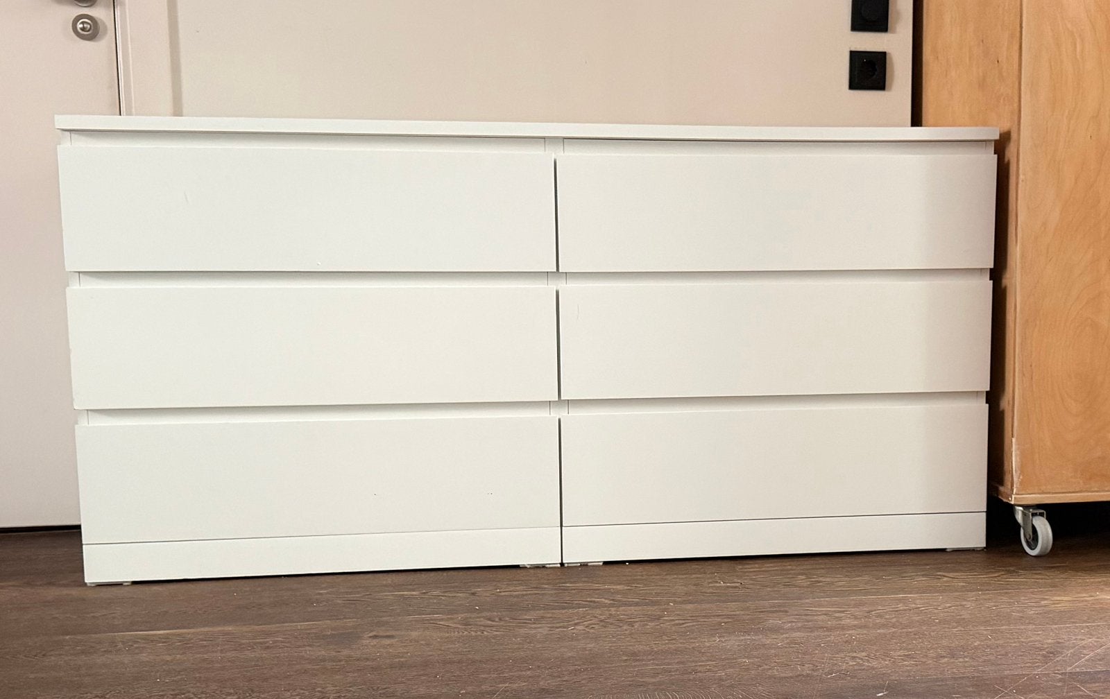 Malm ladekast 160 breed, 48 diep, 77 hoog, Ophalen, 5 laden of meer, 150 tot 200 cm, Zo goed als nieuw