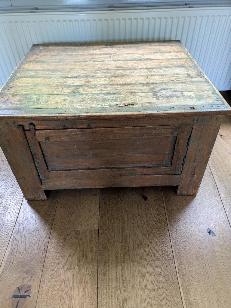 Koffietafel kist, Huis en Inrichting, Woonaccessoires | Kisten, Ophalen, Gebruikt, 50 tot 100 cm, 75 tot 100 cm
