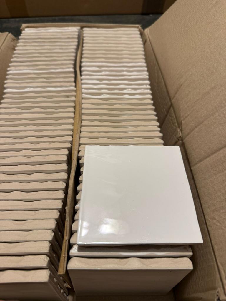Revoir Paris Atelier Blanc Tegels 10x10 cm - 126 stuks, Doe-het-zelf en Verbouw, Tegels, Ophalen